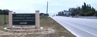 Citrus County Health Department Sign
